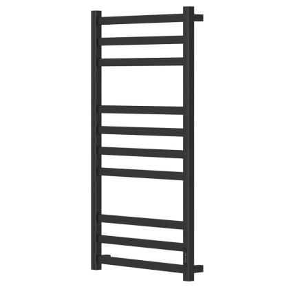 Полотенцесушитель электрический Point Меркурий PN83850B П10 500x1000, диммер справа, черный Полотенцесушитель электрический Point Меркурий PN83850B П10 500x1000, диммер справа, черный