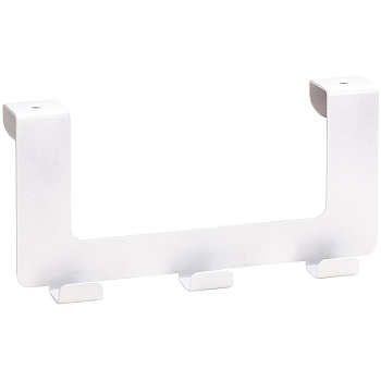 Вешалка для полотенец Bemeta White 101106224 Белая матовая, 3 крючка