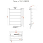 Полотенцесушитель Лотос эл ТЭН 1 П 80*50 (ЛЦ28) Полотенцесушитель Лотос эл ТЭН 1 П 80*50 (ЛЦ28)
