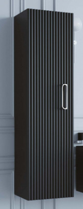 Пенал Linea черный+хром без ножек_Комплект 845-BCR Boheme