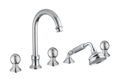 Душевой гарнитур OLIMP-BVD-01-O Исполнение: Хром, Ручки: Металл 