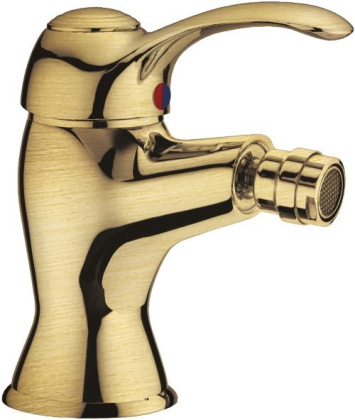 LIRA-C-BS1-03 Смеситель на биде с донным клапаном, золото