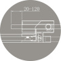 SLIDER-R-2-90/100-C-NERO  Душевой уголок SLIDER-R-2-90/100-C-NERO  Душевой уголок