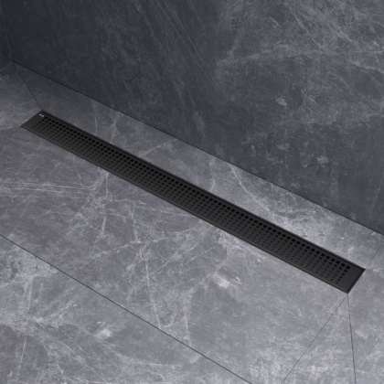 W01SC-P11-080-01BM MasterFlow Трап для душа линейный универс затвор Cut Gradient 80см цвет черн мат