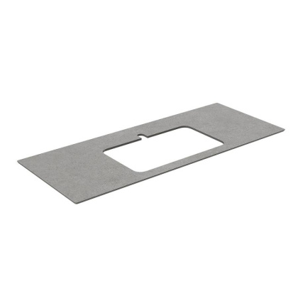Столешница из керамогранита Фондамента 120, серая, PL2.DL500920R\120