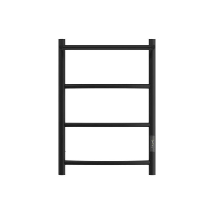 Полотенцесушитель электрический Point Афина PN04846PB П3 400x600 с полкой, диммер справа, черный Полотенцесушитель электрический Point Афина PN04846PB П3 400x600 с полкой, диммер справа, черный