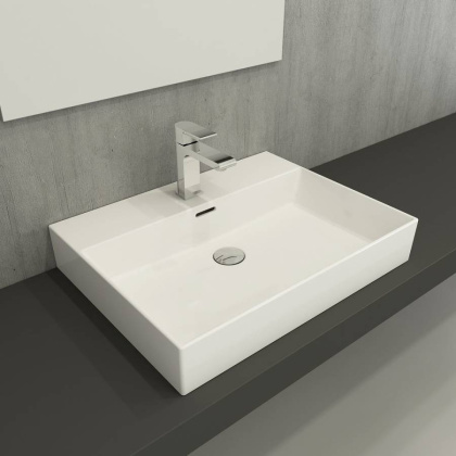 Раковина Bocchi Milano 1376-001-0126 белая Раковина Bocchi Milano 1376-001-0126 белая