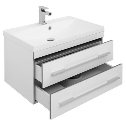 Мебель для ванной Aquanet Верона NEW 75 белый (подвесной 2 ящика)