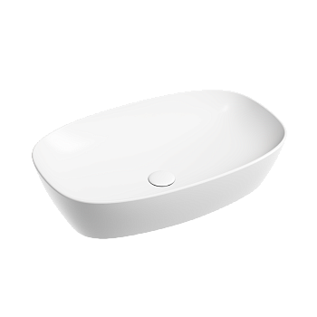 Умывальник чаша накладная овальная (цвет Белый Матовый) Element 600*380*138мм