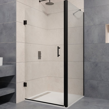 Душевой уголок  70* 70*195 RGW PA-36-B (PA-06B+Z-050-2B+держ) Прямоуг./Чёрный/Прозрачное/6 мм Душевой уголок  70* 70*195 RGW PA-36-B (PA-06B+Z-050-2B+держ) Прямоуг./Чёрный/Прозрачное/6 мм