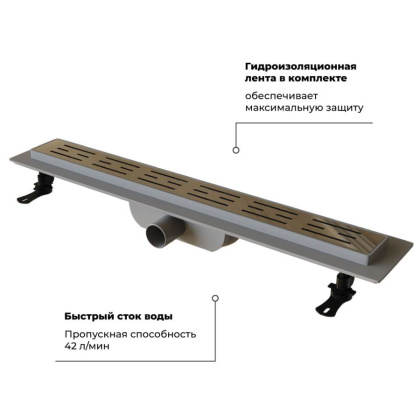 Душевой лоток Drain Leo-10, RGW 60211060-01