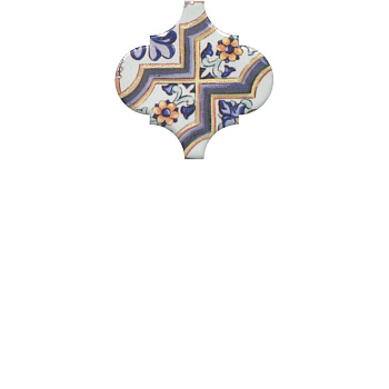 Декор OP\A161\65000 Арабески Майолика орнамент 6.5*6.5*7 (уп\26шт), шт