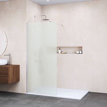 Душевая перегородка  60*195 RGW WA-002 Хром/Матовое/6 мм (590-605) (Easy)