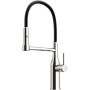 Смеситель для кухни SANCOS Pride с гибким изливом, цвет нержавеющая сталь, арт. SC4011BNG