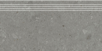 Ступень Чеппо ди Гре серый тёмный матовый обрезной 30x60x0,9