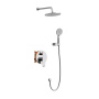 Душевой комплект Esse VSFW-1E1CH, встраиваемый, 2 режима, ограничитель давления Hi Box, хром