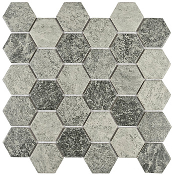 Керамогранитная мозаика Bonaparte Olmeto Grey 27,1х28,2 см Керамогранитная мозаика Bonaparte Olmeto Grey 27,1х28,2 см