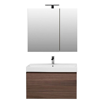 Мебель для ванной Aquanet Нью-Йорк 100 орех