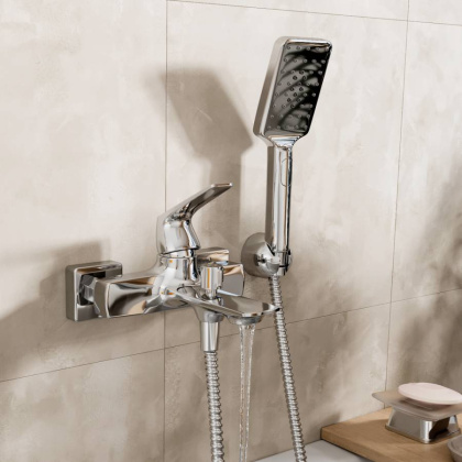 Neime 1901 Смеситель для ванны с коротким изливом Wasserkraft Neime 1901 Смеситель для ванны с коротким изливом Wasserkraft