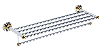 Полотенцедержатель Bemeta Retro Gold and chrom 144202098 Золото Хром