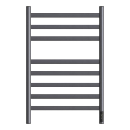 Полотенцесушитель электрический Point Селена PN16858GR П8 500x800, диммер справа, графит премиум	 Полотенцесушитель электрический Point Селена PN16858GR П8 500x800, диммер справа, графит премиум