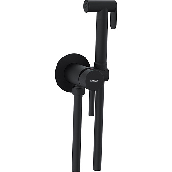 Гигиенический душ SANCOS Start со смесителем, цвет черный матовый, арт. SC1001MB