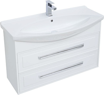 Тумба под раковину Aquanet Остин 105 белый (под раковину Стиль) 00252671 Тумба под раковину Aquanet Остин 105 белый (под раковину Стиль) 00252671