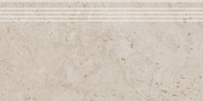 Ступень Про Лаймстоун бежевый натуральный обрезной 30x60x0,9