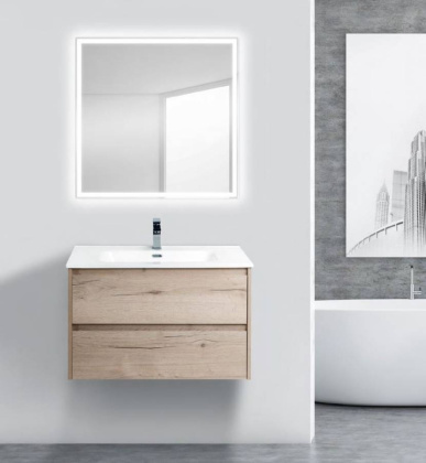 Тумба с раковиной подвесная BelBagno KRAFT 70 Bianco Opaco, раковина белая Тумба с раковиной подвесная BelBagno KRAFT 70 Bianco Opaco, раковина белая