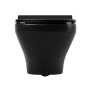 SELA Унитаз подвесной безободковый с креплением, черный матовый, BB3201CHR-MB SELA Унитаз подвесной безободковый с креплением, черный матовый, BB3201CHR-MB