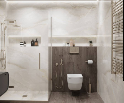 Керамогранит Laparet Stubay Onyx Crema полированный 60х60 (4шт_1,44м), м2