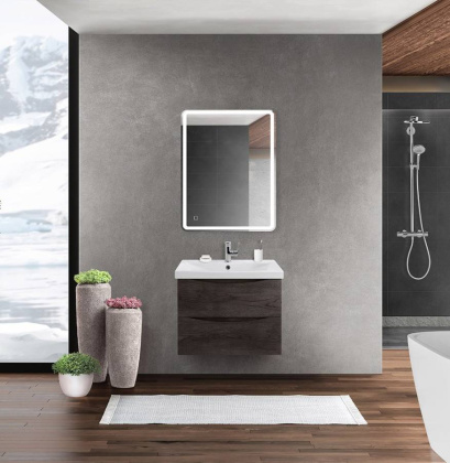 Тумба с раковиной подвесная BelBagno MARINO-CER 60 Bianco Opaco, раковина белая Тумба с раковиной подвесная BelBagno MARINO-CER 60 Bianco Opaco, раковина белая