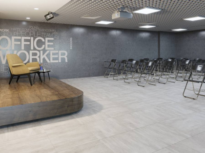 Керамогранит Lines темно-серый 60х60