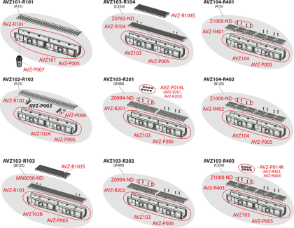 Дренажный канал 100 мм с металлической рамой и чугунной решеткой C250