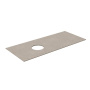 Спец. изделие декоративное для накладных раковин MAGICA Риккарди 120 см, бежевый матовый (без отв.) MA.1.0.SG540620R\120