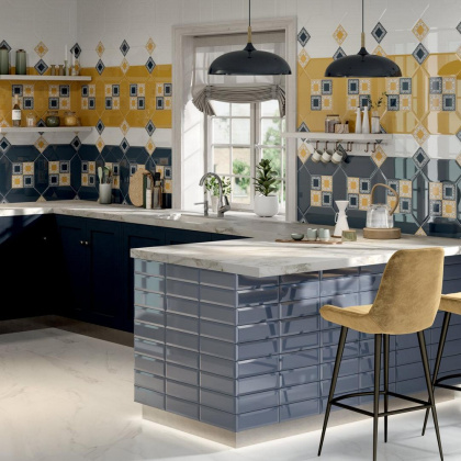 Декор HGD\A525\TOB001 Алмаш синий/голубой/белый (9,8см*9,8см*0,69мм) (30шт/0,289м2) глянец, шт Декор HGD\A525\TOB001 Алмаш синий/голубой/белый (9,8см*9,8см*0,69мм) (30шт/0,289м2) глянец, шт