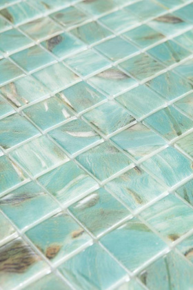 Стеклянная мозаика 7103 Oasis Turquoise 25x25, Oasis