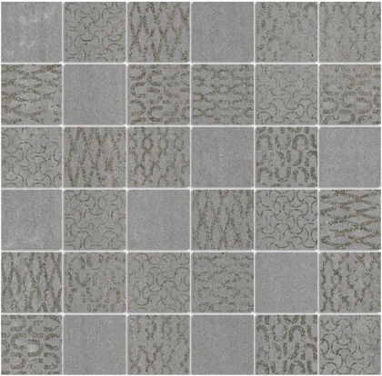Декор Про Дабл серый темный мозаичный  30x30x0,9