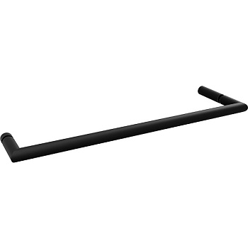 Держатель для полотенец Bemeta Dark 104204320, для стеклянной двери 600 мм