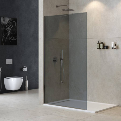 LIBERTA-L-1-TB-110-C-Cr Душевая перегородка универсальная с односторонним входом 1100x1950 мм