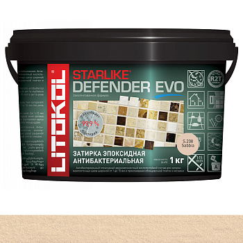 Затирка эпоксидная STARLIKE DEFENDER EVO, S.208 SABBIA 1кг