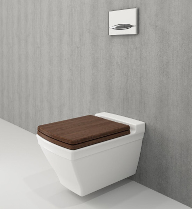 Сиденье с крышкой Lavita, метал.петли, орех A0326-112, шт Сиденье с крышкой Lavita, метал.петли, орех A0326-112, шт