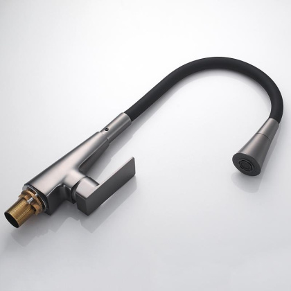 Смеситель для кухни с гибким изливом Shevanik S543T-3