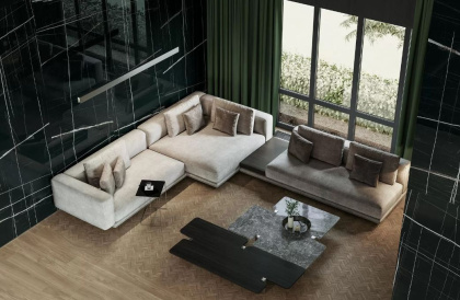 Surface Laboratory/Сахара Блэк лаппатированный обрезной 119,5x320x11