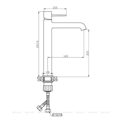 Смеситель для раковины Orange Karl M05-121cr