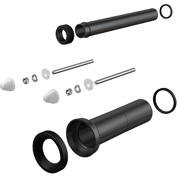 Комплект принадлежностей к унитазу с удлиненными деталями для людей с ограниченными физическими возможностями