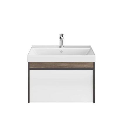 Тумба MODULA подвесная 70 с ящиком 1+1, арабика MO.70.1+1\AR