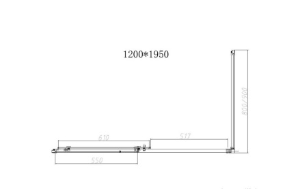 Душевой уголок Slim-N VSR-4SN8012CGB, 1200*800, черный, стекло тонированное Душевой уголок Slim-N VSR-4SN8012CGB, 1200*800, черный, стекло тонированное