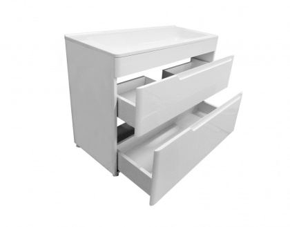 Тумба напольная под умывальник Kare Luxe 800х450 2 ящика (ШхГхВ) 798х446х860