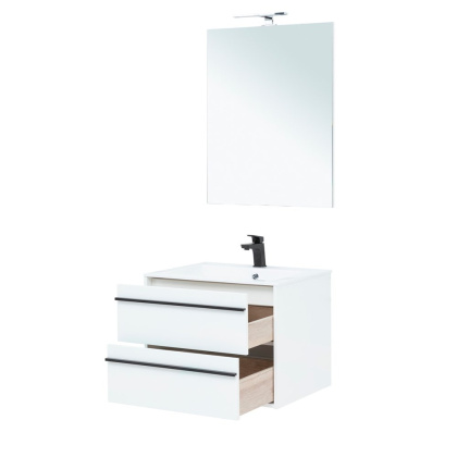 Мебель для ванной Aquanet Lino 70 белый матовый